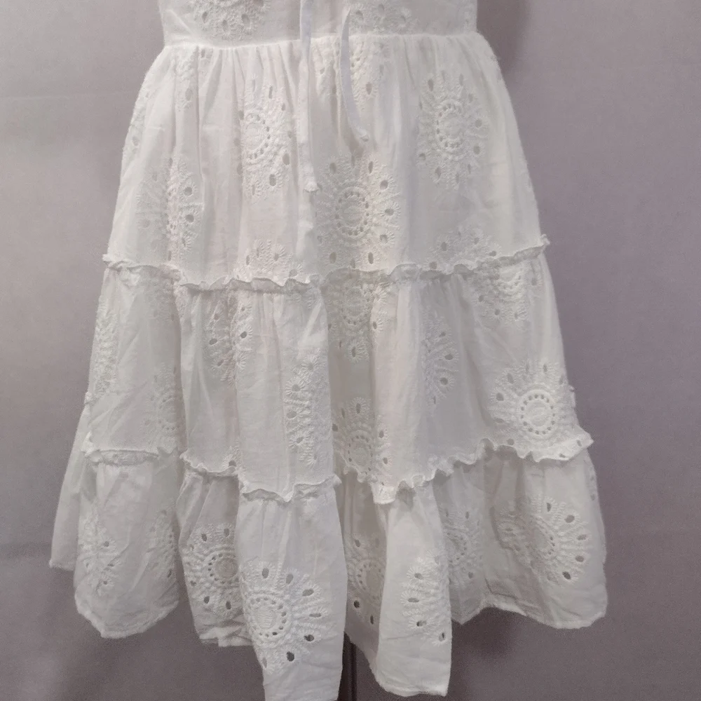 Princess Polly White Lace Mini Dress NWT Women's Size 2 - Picture 6 of 11